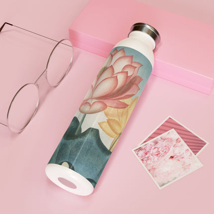 The Sacred Egyptian Lotus by Robert John Thornton Slim Water Bottle