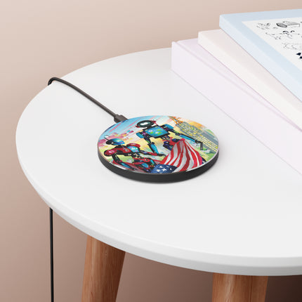 High Fashion Cyberpunk CIA Robots Wireless Charger