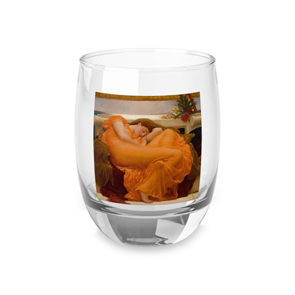 Flaming June by Frederic Leighton Whiskey Glass