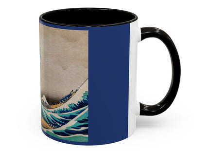 The Great Wave off Kanagawa by Katsushika Hokusai Colorful Mugs (11oz, 15oz)