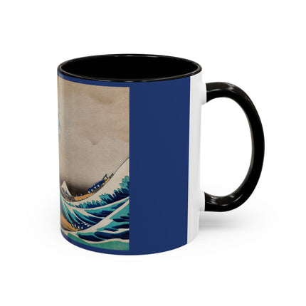The Great Wave off Kanagawa by Katsushika Hokusai Colorful Mugs (11oz, 15oz)