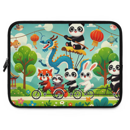 Rolling Along Together Laptop Sleeve – Friendship, Fun & Playful Adventure