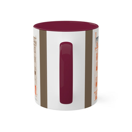 Amsterdam Canal Houses by Johan Teyler Colorful Mugs, 11oz