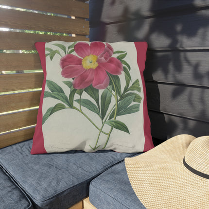 Choix des plus belles fleurs, Plate 075 by Pierre Joseph Redouté Outdoor Pillows