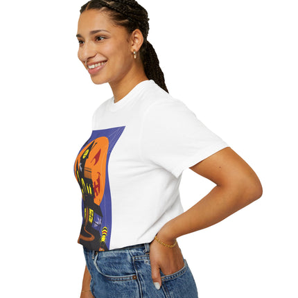 Halloween Night at the Haunted House Unisex Garment-Dyed T-shirt