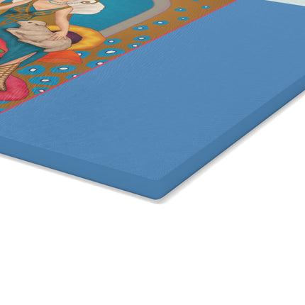 April & Diamond Zodiac Glass Cutting Board