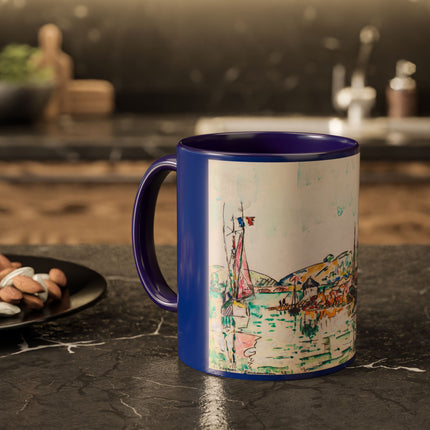 Concarneau by Paul Signac Colorful Mugs (11oz, 15oz)