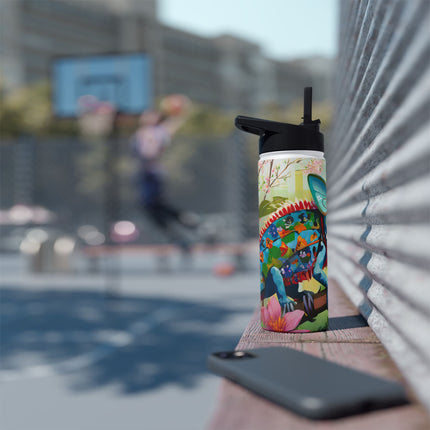 Camouflage Chameleon Stainless Steel Water Bottle