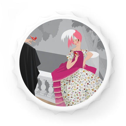 The Red Bird Bottle Opener – Graceful Storybook Charm & Quiet Mystery