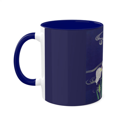 Irises by Kogyo Tsukioka Colorful Mugs, 11oz