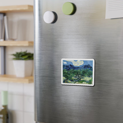 Olive Trees by Vincent Van Gogh Die-Cut Magnets (5 Sizes)
