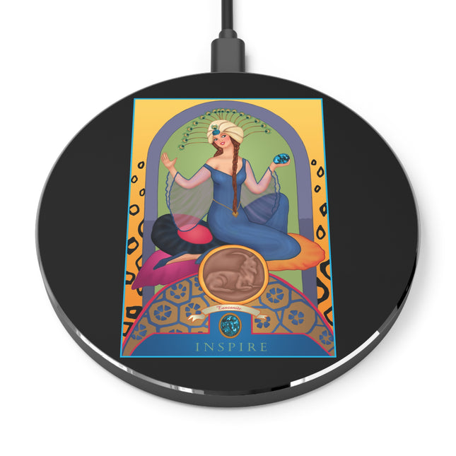 December & Tanzanite (from the Gem Series) by Sofia Chiostri Wireless Charger
