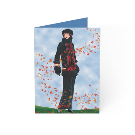 Elegance in Autumn Greeting Cards (1, 10, 30, and 50pcs)