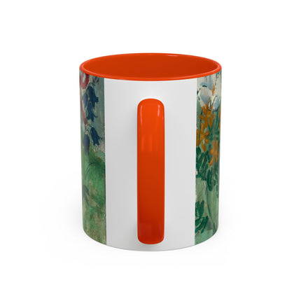 Flowers by August Babberger Colorful Mugs (11oz, 15oz)