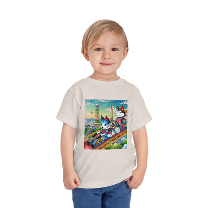 Kitsune Carnival Toddler Short Sleeve Tee