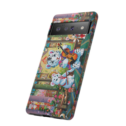 Melodies of the Snow Lion Cub Phone Cases