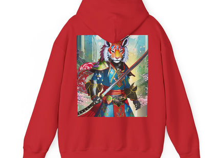 Cyberpunk Samurai Tiger – Heavy Blend™ Hooded Sweatshirt