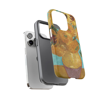 Vase with Twelve Sunflowers by Vincent Van Gogh Phone Cases