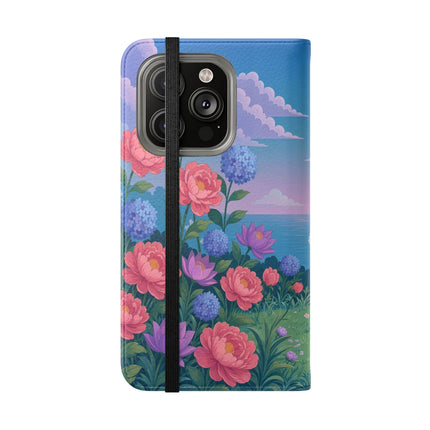 🌸🩰 The Garden Dancer Flip Case – Art Deco Floral Whimsy