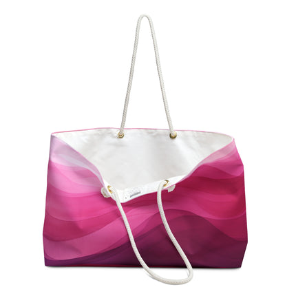 Autumn Serenade in Fuchsia and Pink Weekender Bag