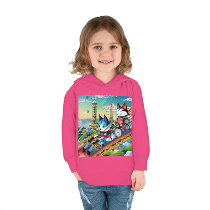 Kitsune Carnival Toddler Pullover Fleece Hoodie