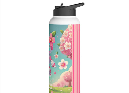 Sakura Sentinel Stainless Steel Water Bottle, Standard Lid