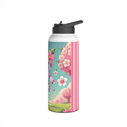 Sakura Sentinel Stainless Steel Water Bottle, Standard Lid