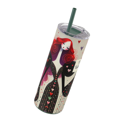 To My Valentine Skinny Matte Tumbler, 20oz