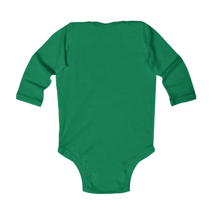 Young Frog’s Kite Adventure Baby Long Sleeve Bodysuit – Cozy Whimsical Sky Design