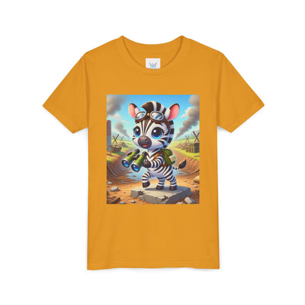 Zebra Lookout Youth Short Sleeve Tee