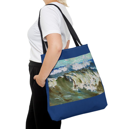 The Wave by Karl Hagemeister Tote Bag (AOP)