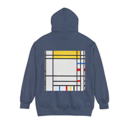 Place de la Concorde by Piet Mondrian Unisex Garment-Dyed Hoodie