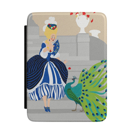Peacock Courtesan Kindle Case – Whimsical Elegance & Royal Splendor