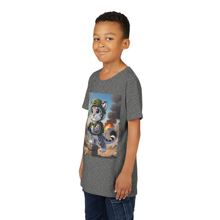 Snow Leopard Lookout Youth Short Sleeve Tee