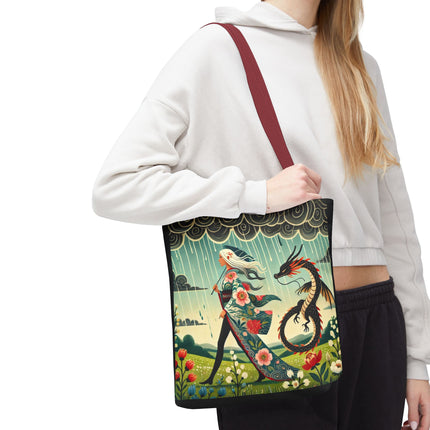 The Dragon Fairy’s Stride Tote Bag – Grace, Strength & Mythic Adventure