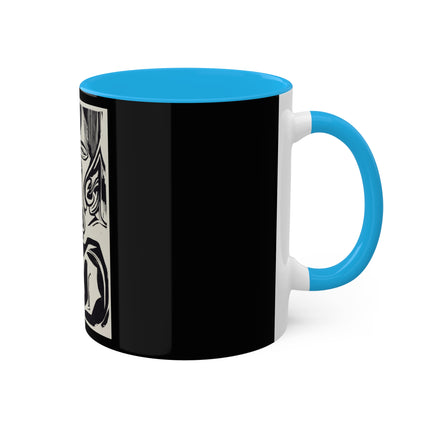 The Large Cow by Ernst Ludwig Kirchner Colorful Mugs, 11oz