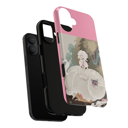 Rococo Garden Reader Phone Case – Whimsical Elegance & Timeless Charm