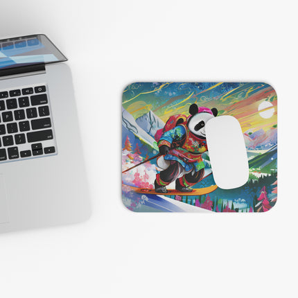 Cyberpunk Panda Mouse Pad, Rectangle
