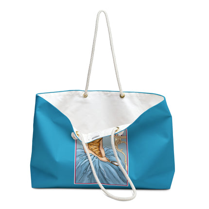 The Enchanting Painter: A Fairy's Artistic Touch Weekender Bag