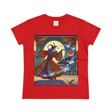Court Magician with Ghost Butterflies Cotton Tee
