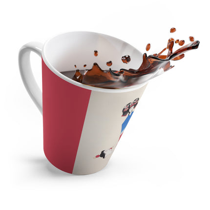 Illustrations of Japanese Toys Pl.001 by Kawasaki Kyosen Latte Mug