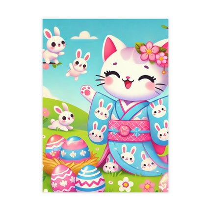 Springtime Kitten’s Easter Joy Postcards (envelopes included) - Bundles of 10, 30, 50 Pieces