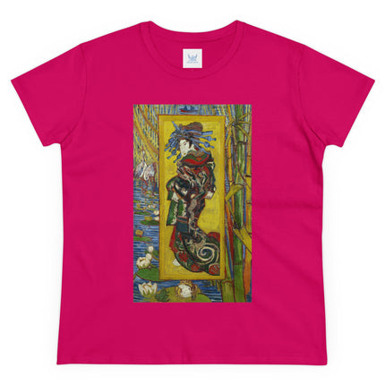 Courtesan (after Eisen) by Vincent van Gogh Women's Midweight Cotton Tee