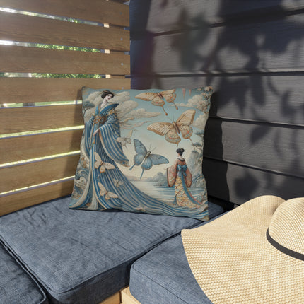 Butterfly Empress Outdoor Pillows – Graceful Butterflies & Timeless Elegance