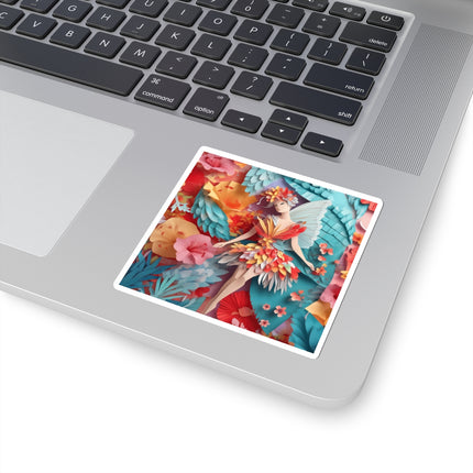 Hibiscus Fairy Kiss-Cut Stickers (4 Sizes)