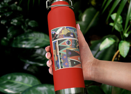 Collection decors et couleurs Pl.03 by Georges Valmiers Copper Vacuum Insulated Bottle, 22oz