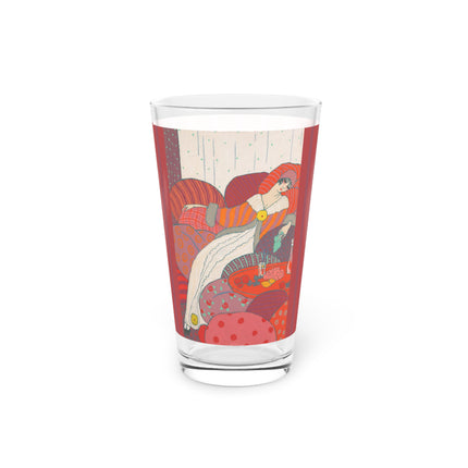 Les Coussins by Georges Lepape Glass, 16oz