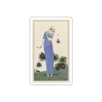 Petite robe de jardin (Garden Dress) by Charles Martin Die-Cut Stickers (5 Stickers)