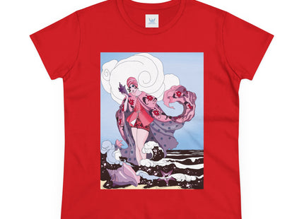 Goddess of the Swirling Sea Midweight Cotton Tee