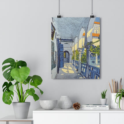 Gallery of a Moroccan Riad by George Gaudion Giclée Art Print